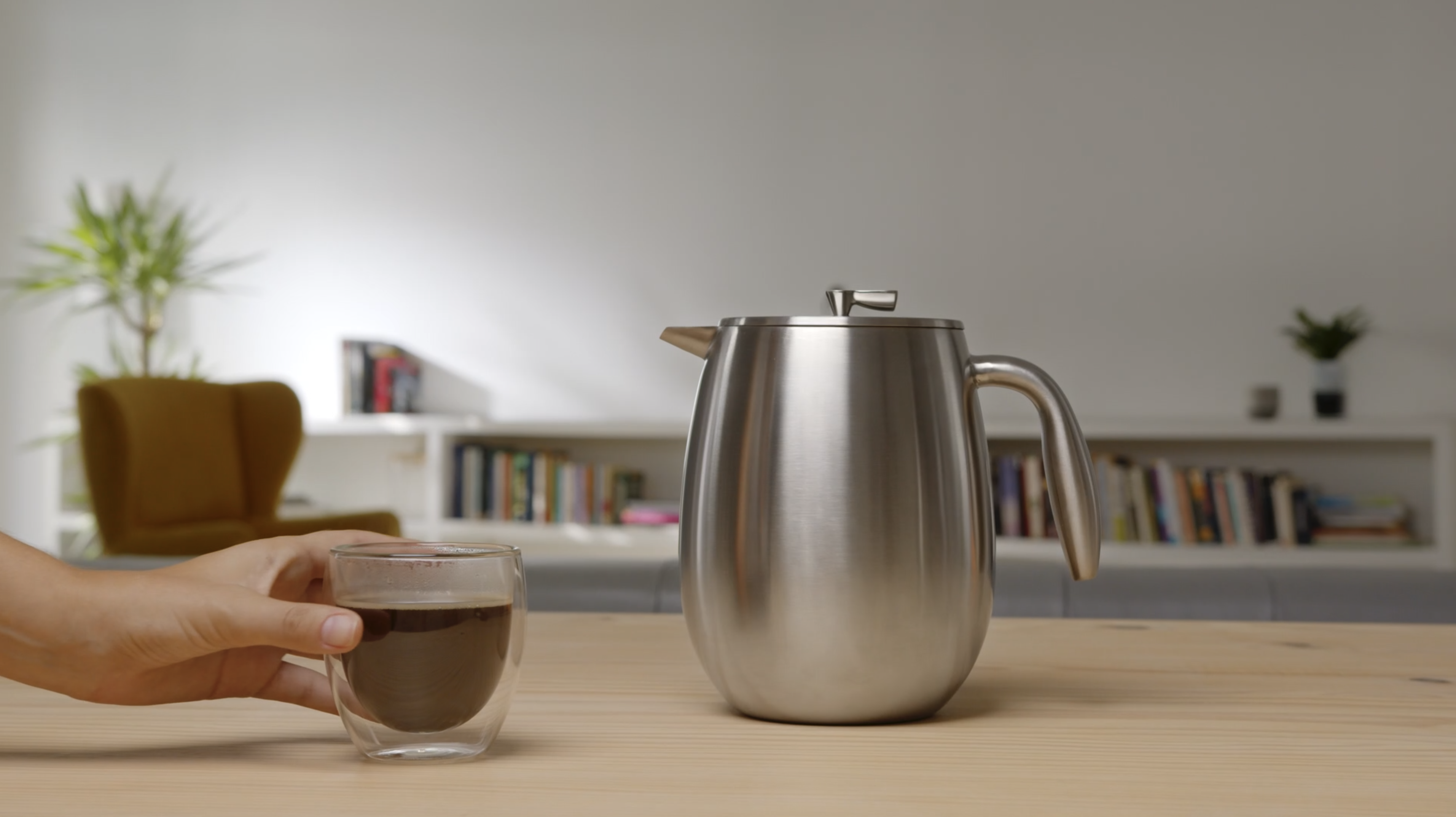 Bodum Double Wall French Press Columbia - 500ml / 4 Cup Matt